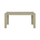 Expandable Farmhouse Modern Solid Wood Dining Table – Space-Saving Design in Walnut(59' to 73')