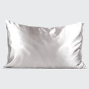 Silver Satin Pillowcase - Standard