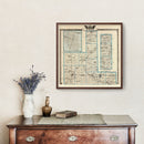 Vintage Map of Ford County, Illinois 1876