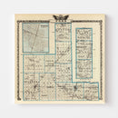 Vintage Map of Ford County, Illinois 1876