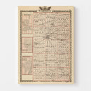 Vintage Map of Warren County, Illinois 1876