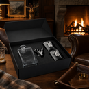 Elk / Deer Bust Decanter Set with Glasses