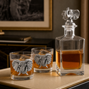 Elephant Decanter Set with Glasses