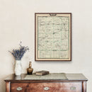 Vintage Map of Mcdonough County, Illinois 1876