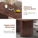 78 Inch Walnut Dining Table Modern Farmhouse Rectangular
