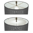 15.5" Round Diffuser Translucent Frosted White