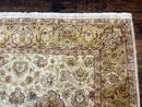 Turkish Oushak Rug 6x9, Vintage, Beige
