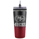 San Francisco 49ers 26 oz Stainless Steel Ice Shaker Bottle