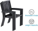 5 Piece Metal Patio Dining Set 37 In Table And 4 Chairs