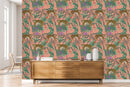 Exotic Animals Pattern Wallpaper