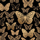 Gold Butterflies Wallpaper