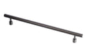 Lew’s Round Bar Series Black Stainless Steel Cabinet Knobs and Pulls