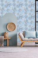 Contemporary Leaves Wallpaper Fashionable
