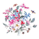 Modish Flowers and Bugs Wallpaper Smart