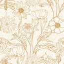 Modish Vintage Floral Wallpaper Vogue