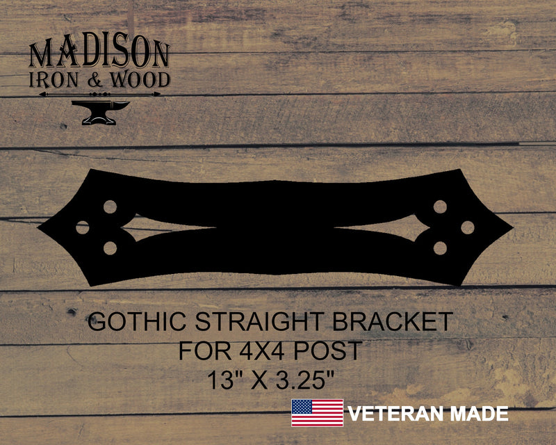 Gothic Brackets For 4x4 Dimensional Lumber
