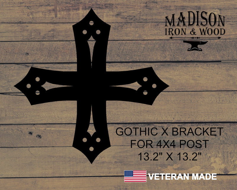 Gothic Brackets For 4x4 Dimensional Lumber