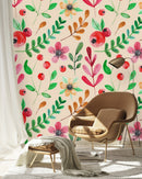Voguish Spring Flowers Wallpaper Fashionable
