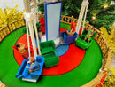 Christmas Carousel Decoration. Animated Christmas Village F07M4-14-W205