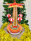 Parachute Tower. Carousel Christmas Village Miniature by Wizardi F07M4-8-W201