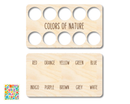 Unfinished Wood Colors of Nature Board | Wild at Play | 2pc |  12" | 1/4" Wood | DIY Craft Cutout |