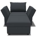 Ainfox 2 Seats Recline sofa Convertible Sofa Couch with Storage
