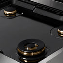 ZLINE 36" Paramount Gas Rangetop DuraSnow® Stainless Steel Polished Gold SRTSZ-36-G