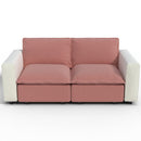 Ainfox 82inch Loveseat Sofa Luxury Sofa Rainbow Sofa For Home,Appartment,Vila