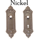 Door Trim Plate with Victorian Detailing
