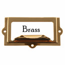 2" File Cabinet Card Holder w/Pull