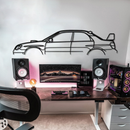 WRX STI GD Metal Car Wall Art - NC1111