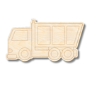 Unfinished Wood Etched Dump Truck Shape | Paint By Line Crafts | up to 30" DIY