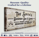 Basement Bar And Lounge Sign X