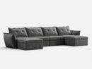 RUBIK X 4 Seats With 2 Ottomans