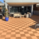 Deck Tiles - Premium WPC Interlocking | DECKO (11.8" x 11.8" x 0.8") - choose color - (One Piece)