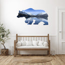 Limited Edition Two Medicine Lake Bear - Metal Wall Art