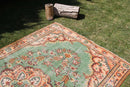 Vintage Handmade Unique Rug  5'7'' X 9'5''