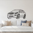Enclave Perspective Metal Car Wall Art - NC1209