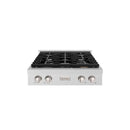 ZLINE 30" Paramount Gas Rangetop DuraSnow® Stainless Steel SRTS-30