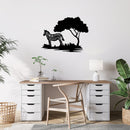 Zebra Tree - Metal Wall Art