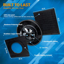 12" Solar Attic Vent Fan -55W