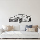2017 NSX Perspective Metal Car Wall Art - NC1213