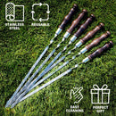 6 in 1 Skewers Set - Premium Skewer Kit for Outdoor Grilling