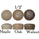 Wood Plugs, Rounded Head, End Grain