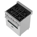 ZLINE 30" Bundle Range RAS-WM-30 & Range Hood 8654WM-30, 2KP-RASWMRH30
