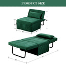 Ainfox 71inch Convertible Sofa Bed Navy Blue,4-in-1 Folding Sofa