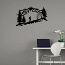 Mountain Backpacker- Metal Wall Art
