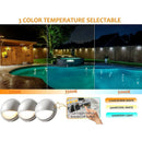 DLAC02 12-Pack 3CCT 3W Black Low Voltage LED Outdoor Half Moon Deck Lights Package, 12V-24V LED Step Patio Landscape Lights