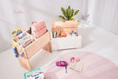 calla Solid Wood Jigsaw Shelf with Removable Legs