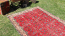 Vintage Handmade Unique Rug  5'3'' X 9'2''